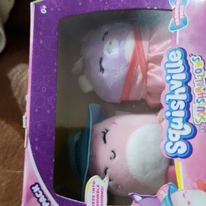 Squishmallow Jeanne Ponderosa Squishville Set New In Box